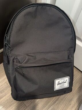 Herschel Supply Company Black Classic Backpack with Front Pocket